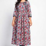 A-Line Vitrag Cotton Printed Frock Style Kurti, Rs 550 /piece .