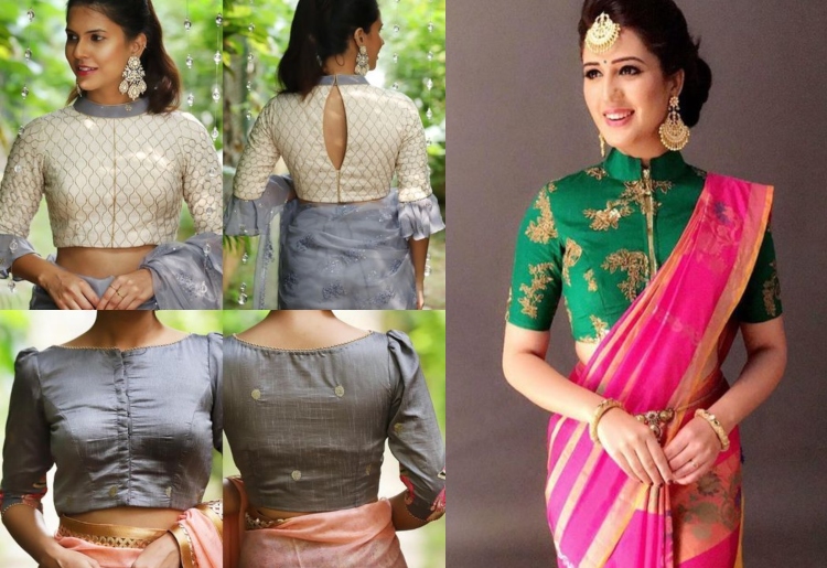 30 Latest Boat Neck Blouse Designs To Make You Look More Beautif