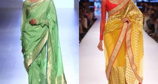 11 Pretty Full Sleeve Blouse Designs for Silk Sarees (With images .