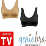 Genie Bra- 2 Pack (Nude and Black)- Medium at Amazon Women's .