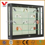 Wall Glass Display Showcase Design/low Price Cell Phone Display .