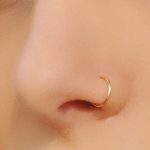 Amazon.com: Faux Gold Filled Tiny Nose Rings Fake Body Jewelry No .