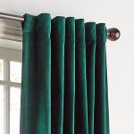 Sheridan Velvet Green Curtain | Pier