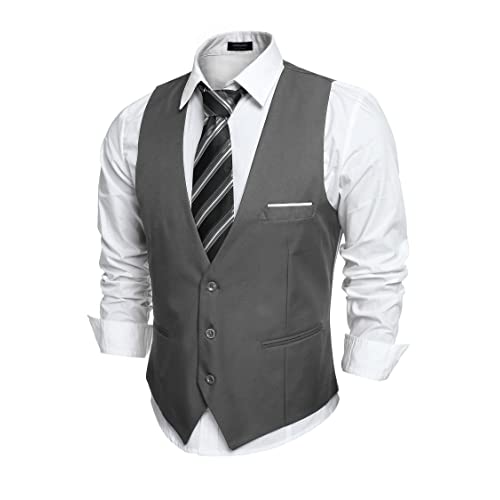 Grey Vest: Amazon.c