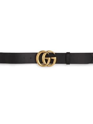 Gucci - GG Leather Belt - saks.c