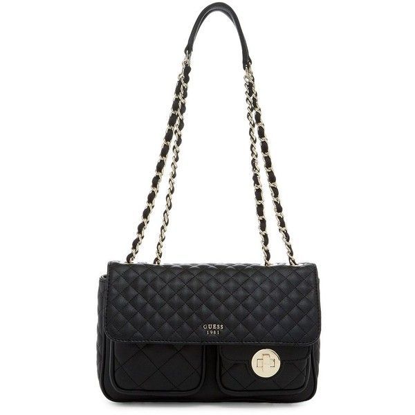 Guess Wilson Shoulder Bag ($95) ❤ liked on Polyvore featuring .
