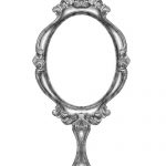 vintage hand mirror draw - Recherche Google … (With images .