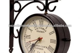 Vintage Metal Hanging Wall Clock, Hanging Wall Clock, Decorative .