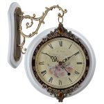 Antique Double Sided Hanging Wall Clock - Buy Double Sided Hanging .