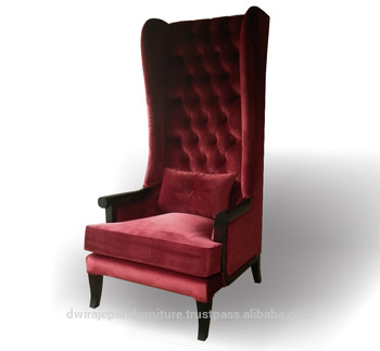 Indonesian Mahogany Chair Furniture of High Back Chair Furniture .