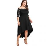 Black High Low Dresses for Plus Size: Amazon.c