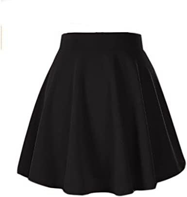 Amazon.com: Moxeay High Waisted Skirt for Women Stretch Pleated .