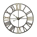 Sagebrook Home Roman Numeral Metal Wall Clock 13120 - The Home Dep
