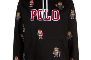 Ralph Lauren Polo Bear Hoodie ($235) ❤ liked on Polyvore .