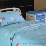 pure cotton with carton design Hospital Bed Linen for paediatr