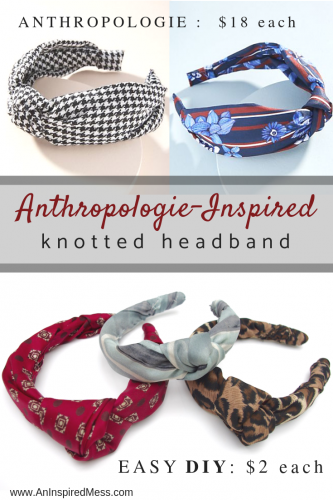 Anthropologie-Inspired Knotted Headband · An Inspired Me