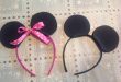 How to Make a Mickey & Minnie Mouse Headbands - Snapgui