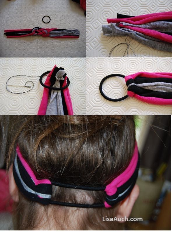 DIY: Make Your Own Fabulous Headbands Using Old T-shirts (With .