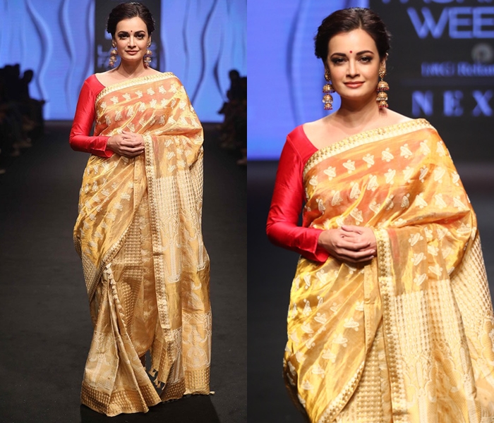 Tips to Brighten Up Your Gold Silk Saree Style • Keep Me Styli