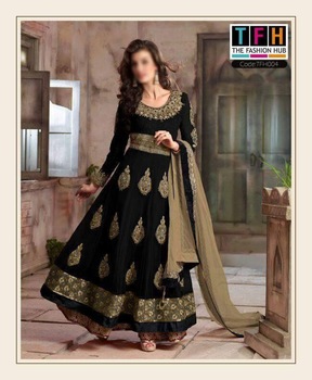Indian Stylish Semi Stich Frocks - Buy Latest Frock Designs For Girls .