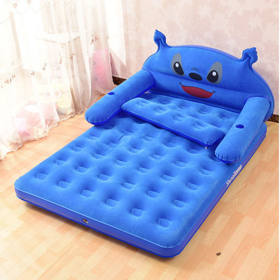 Comfortable Design Inflatable Carton Character Air Bed for Kids or .