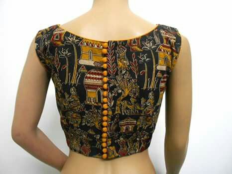 Kalamkari (With images) | Kalamkari blouse designs, Pattu saree .