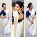 Harita … (With images) | Sari blouse designs, Kerala saree blouse .