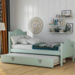 Harper & Bright Designs Loving Green Twin Size Platform Bed with .