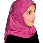 Ramadan Heba Muslim Kids Girls Hijab #3 Fuchsia Girl Islamic Scarf .