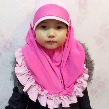 Manufactory Cheap Muslim Islamic Polyester Hijab Kids Hijab - Buy .