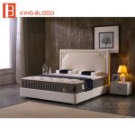 Modern Solid Wood King Size Queen Size Latest Double Bed Desig