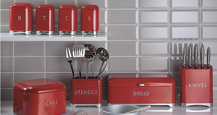  red kitchen accessories uk