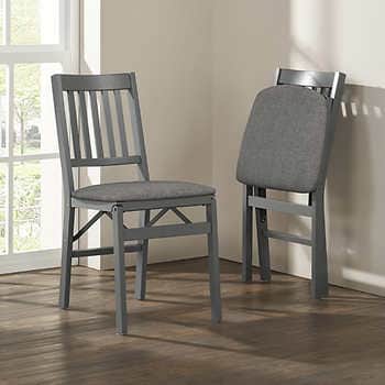 Stakmore Solid Wood Folding Chair, 2-pa