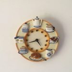 French clock Funky clock Kitchen clock vintage wall clock .