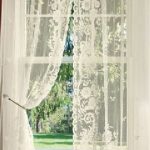 Floral Point Lace Rod Pocket Curtains - via Country Curtains .