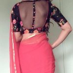 30 Latest Blouse Back Neck Designs (With images) | Backless blouse .