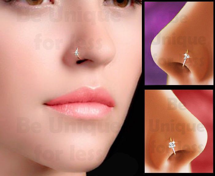 LATEST NOSE PIN OR RING TRENDS AND DESIGNS | Nose ring, Fake nose .