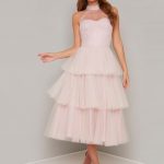 Chi Chi Ionela Tulle Layered Dress, Pink/Pale Blush | SALE Bridesma