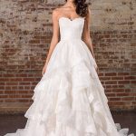 Gorgeous Wedding Dresses With Tiered Skirts | BridalGui