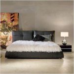 Lago Leather Bed - White - Scan Design | Modern and Contemporary .