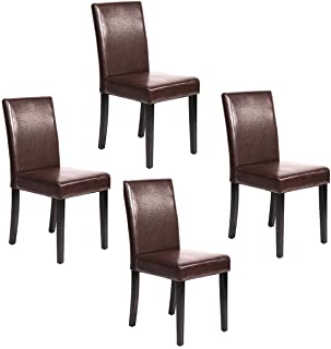Amazon.com: Leather - Chairs / Kitchen & Dining Room Furniture .