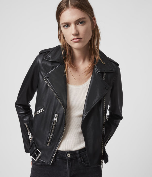 Women's Leather Jackets | Leather Biker Jackets | ALLSAIN