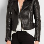 TOM FORD - Textured-leather biker jacket (с изображениями .