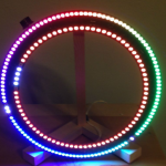 The 200 LED Ring Clock (With images) | Ring clock, Led ring, Led clo