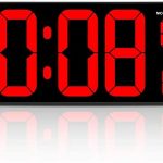 Amazon.com: DreamSky 14.5" Large Digital Wall Clock with Date .