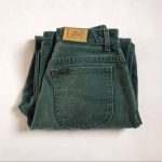 Lee Jeans | Vintage High Waist Forest Green Mom Jean | Poshma