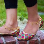 These simple anklets (payal) are perfect from summer. They take .