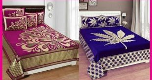 Top Beautiful Designers Bed Sheet Designs / Bridal Bed Sheet .