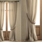 Sheer Belgian Linen Curtains 3d mod