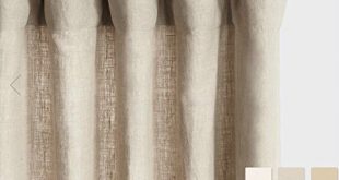 Amazon.com: Belgium Linen Curtains Linen Drapes 10+ Colors: Handma